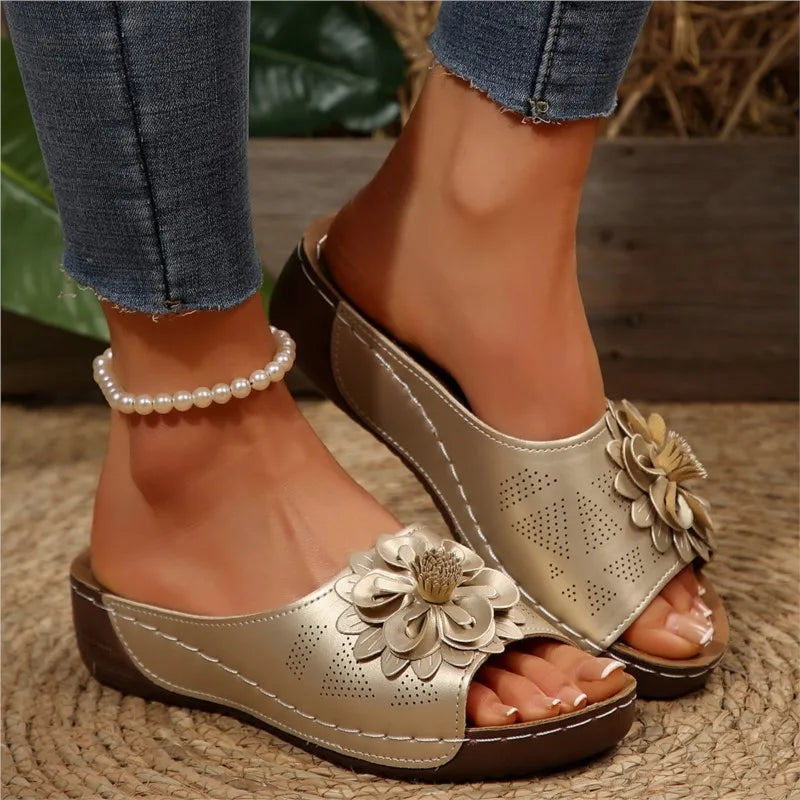 Summer Woman Shoes Sandals Casual Walking Shoes Slides Women Shoe Wedge Sandals For Women Outdoor Footwear Women Slippers Female