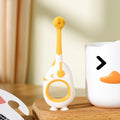 Cute Baby Toothbrush for Infants and Toddlers Aged 0-3, Cartoon Small Head Baby Toothbrush, Individually Packaged, with Suction Cup at the Bottom for Standing
