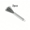 2pcs Multi-Functional Cleaning Brush Steel Handle Household Cleaning Brush Home Cleaning Helper