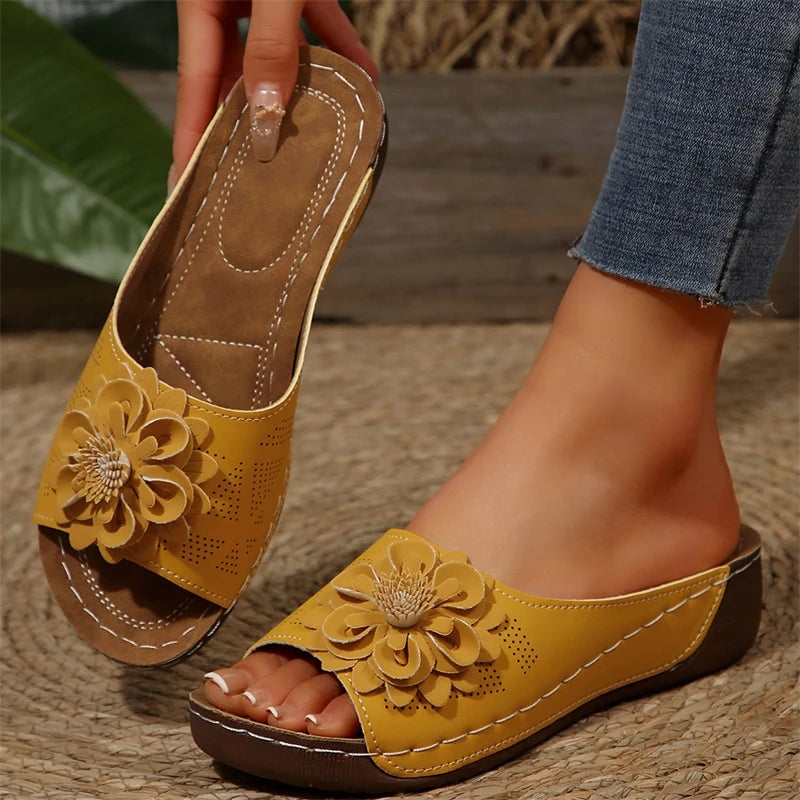 Summer Woman Shoes Sandals Casual Walking Shoes Slides Women Shoe Wedge Sandals For Women Outdoor Footwear Women Slippers Female