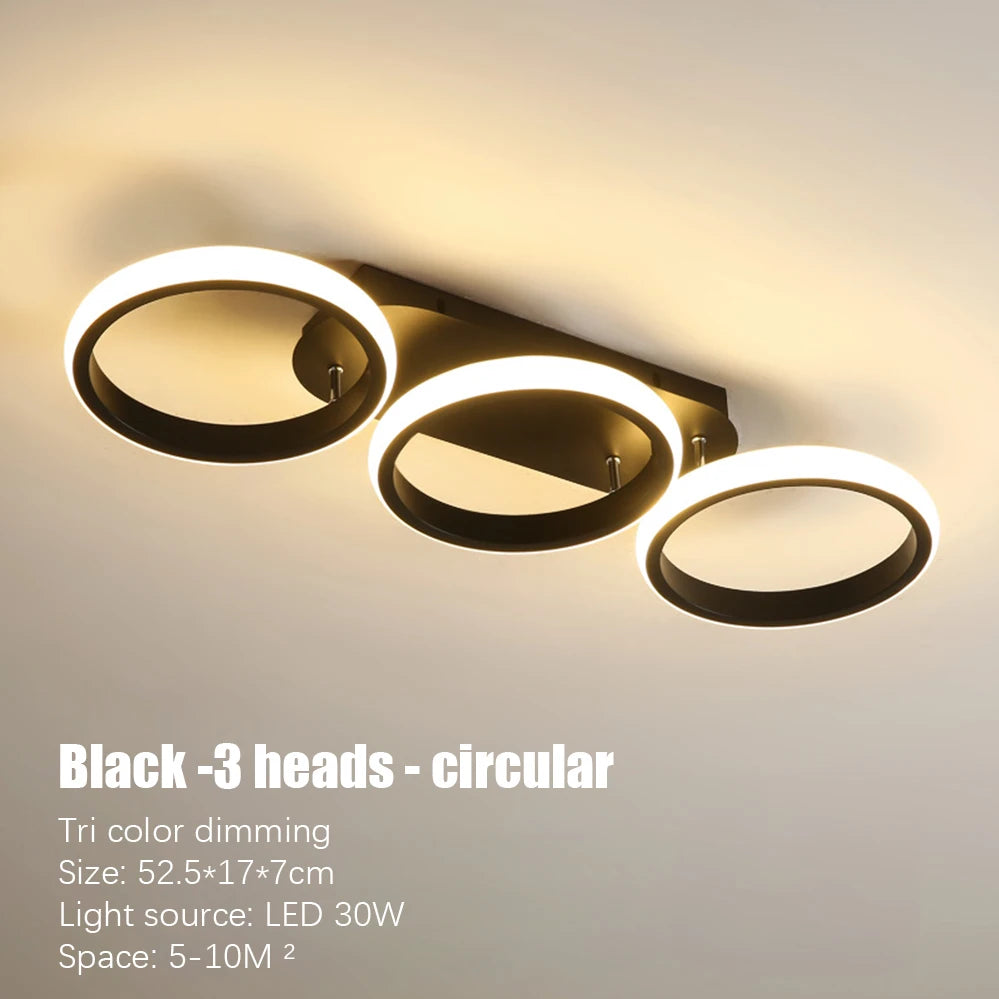 Modern LED Ceiling Lights Corridor Light Home Lighting Led Surface Mounted for Bedroom Living Room Corridor Light 3-color
