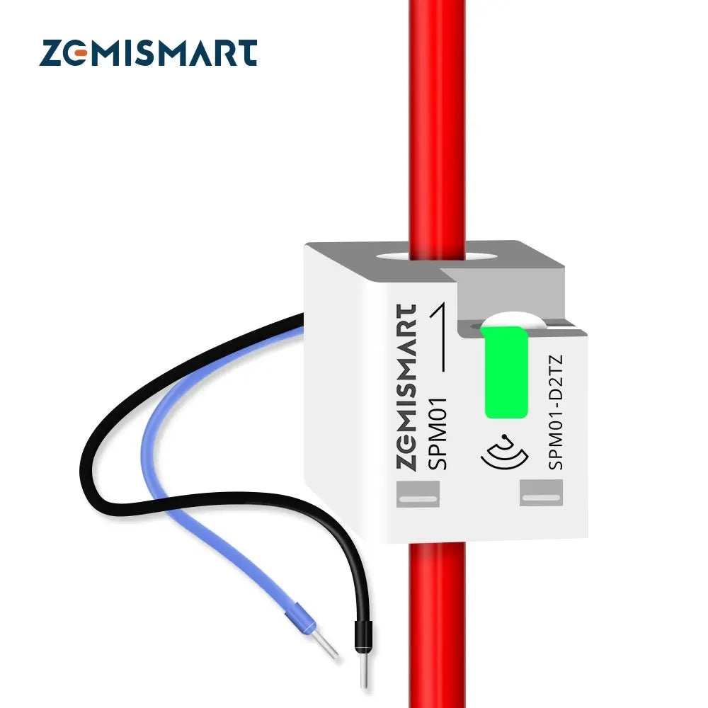 Zemismart Smart Energy Meter Zigbee WiFi Monitor Electric Sensor Measure Work With Tuya Zigbee2mqtt Home Assistant