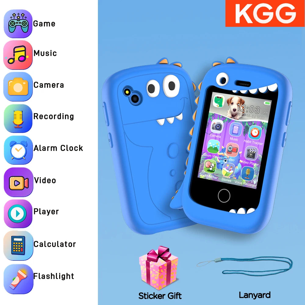 Kids Smart Phone Toy TouchScreen Unicorn Baby Mobile MP3 Music Player Digital Camera Educational Toys Girls Boys Birthday Gifts