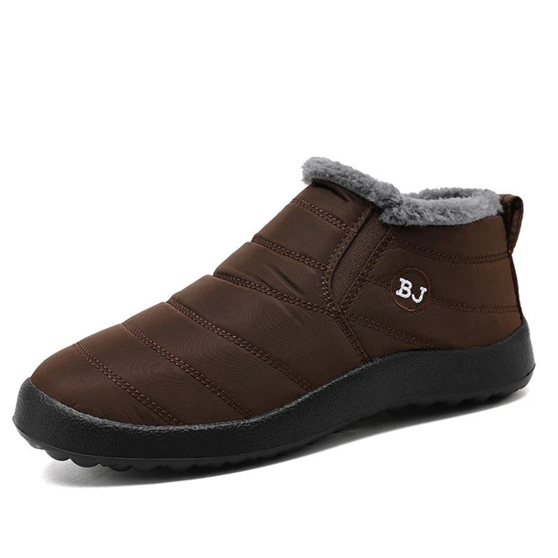 Boots Woman Snow New Ladies Shoes Slip On Woman Shoes Fur Unisex Waterproof Ankle Boots Soft Women's Winter Footwear Botas Mujer