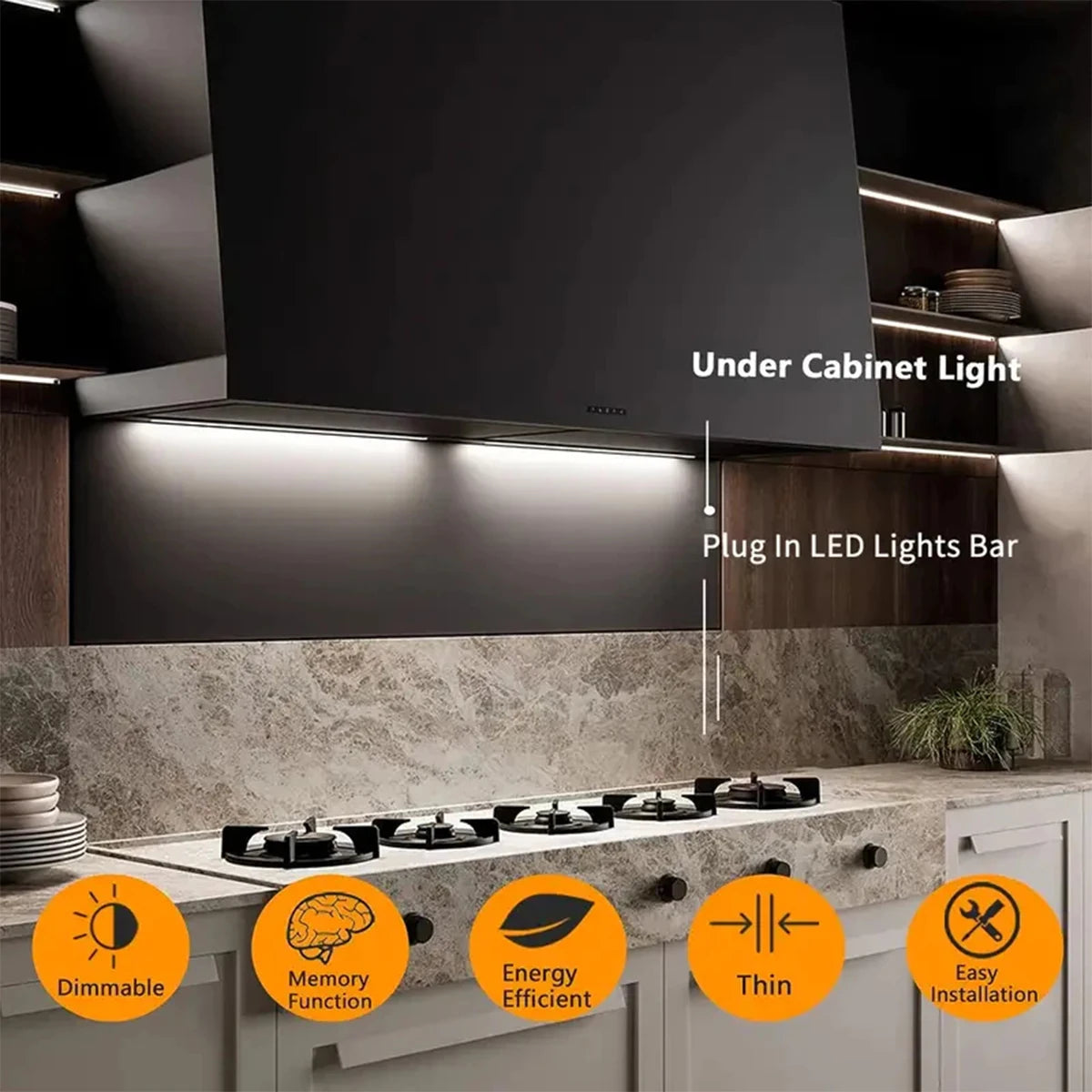 Led Light Tube Reading Lamp Learning 3colors Leds Night With Magnetic Usb Plug 20cm-50cm Strip Dimmable Bar Desk Bedside Cabinet