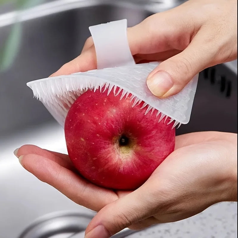 Multifunctional Vegetable Brush, Efficient Kitchen Scrubber for Potatoes & Cucumbers, Home Cleaning Tool