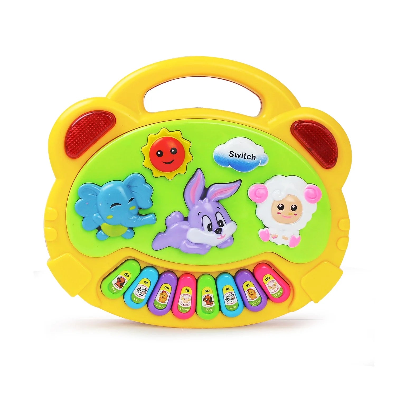 Baby Musical Toy with Animal Sound Kids Piano Keyboard Electric Flashing Music Instrument Early Educational Toys for Children