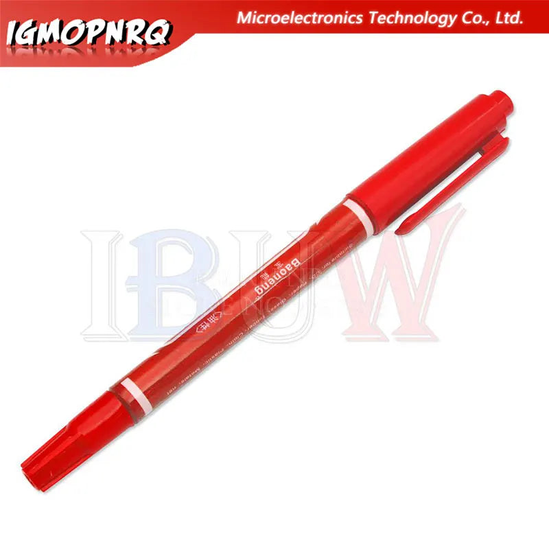 Smart Electronics CCL Anti-etching PCB circuit board Ink Marker Double Pen For DIY PCB Module