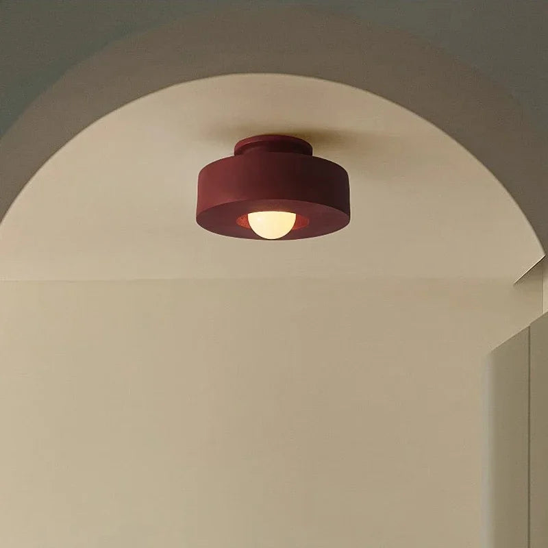 Original Personality Coloured Ceiling Lighting Corridor Hallway Macaron Minimalist Small Light Indoor Decorations Home Ceiling