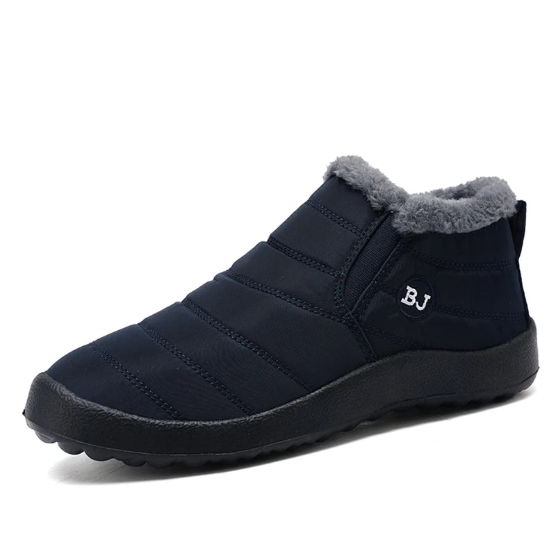 Boots Woman Snow New Ladies Shoes Slip On Woman Shoes Fur Unisex Waterproof Ankle Boots Soft Women's Winter Footwear Botas Mujer