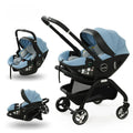 Kidilo 3-in-1 baby stroller, baby safety seat, newborn baby sleeping basket, portable 5 color choices Suitable for ages 0-1