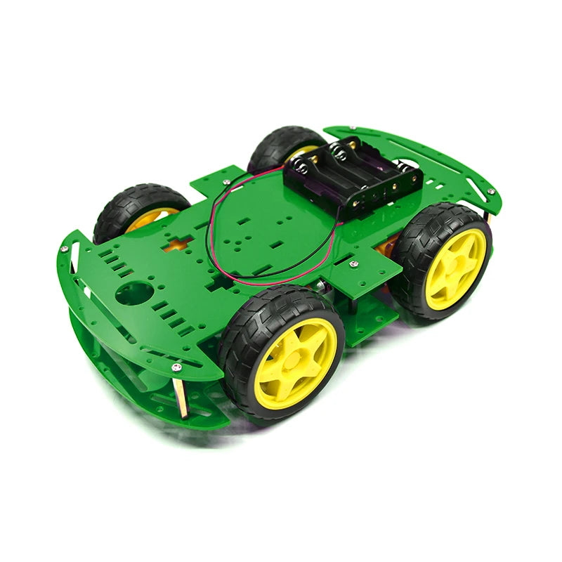 Smart Car Kit 4WD Smart Robot Car Chassis Kits Car With Speed Encoder and Battery Box Diy Electronic Kit for Arduino