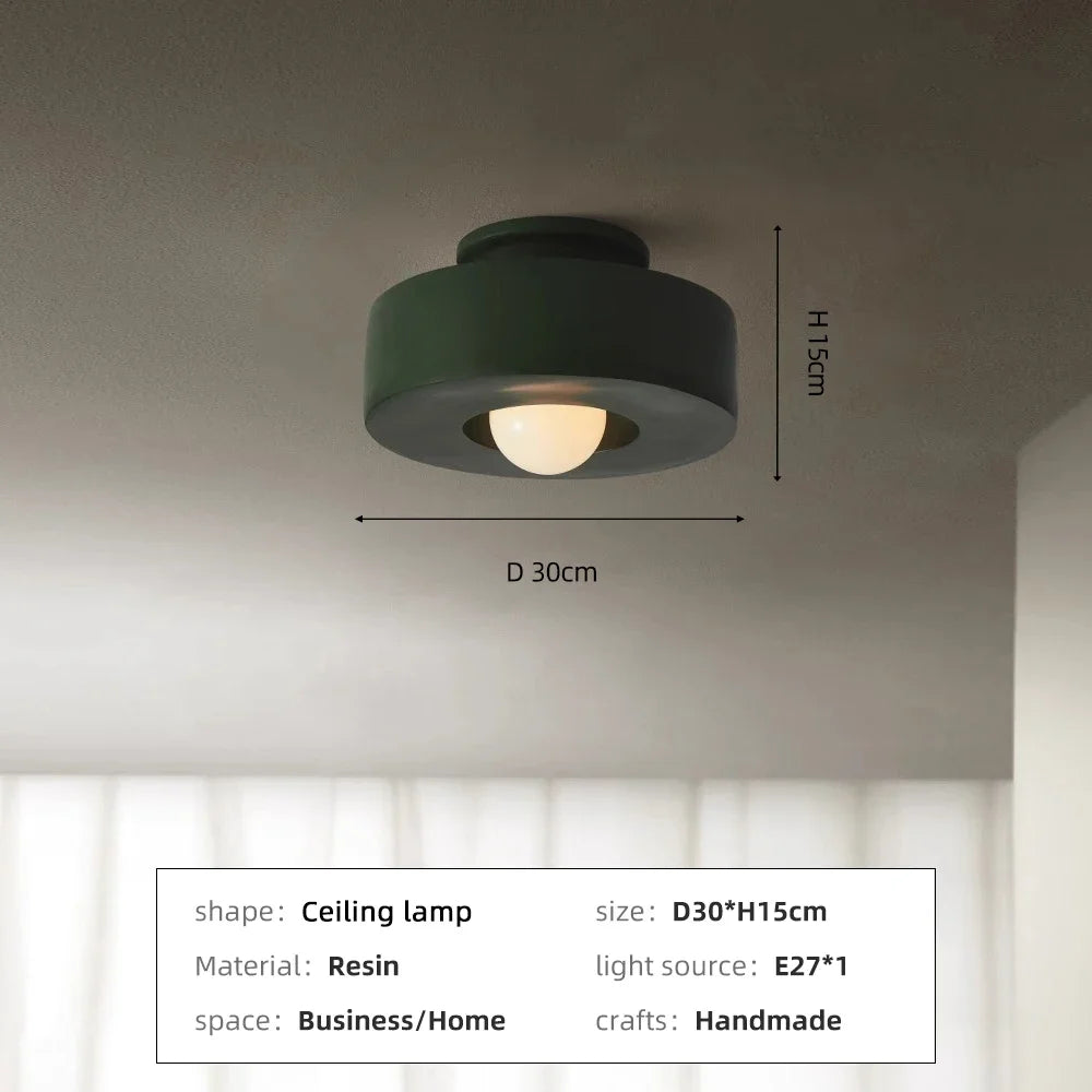 Original Personality Coloured Ceiling Lighting Corridor Hallway Macaron Minimalist Small Light Indoor Decorations Home Ceiling
