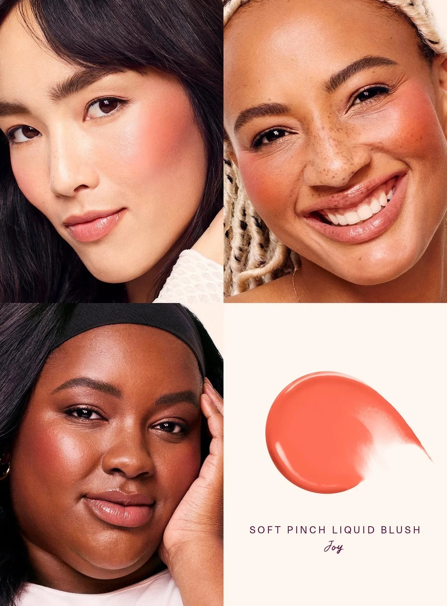 Rare Beauty Matte Long-Lasting Soft-Focus Blush Smooth Cream-to-Powder Blush Sweatproof Waterproof Liquid Blush Hydrating Makeup