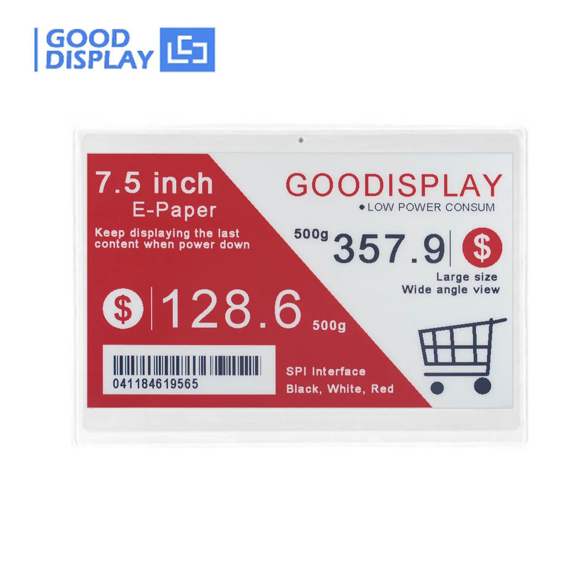 Cheap Price ESl 2.9/7.5 Inch Supermarket Shelf Label Electronic Label Customizable Smart Label