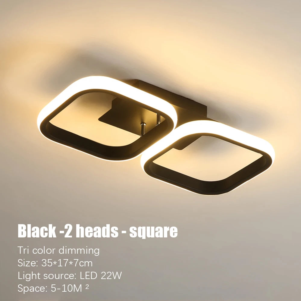 Modern LED Ceiling Lights Corridor Light Home Lighting Led Surface Mounted for Bedroom Living Room Corridor Light 3-color