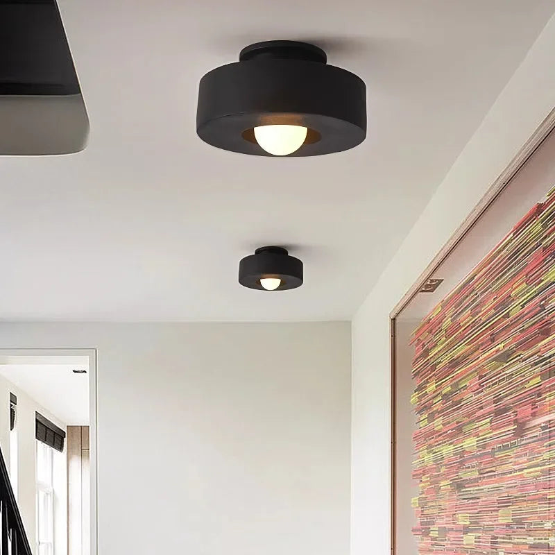 Original Personality Coloured Ceiling Lighting Corridor Hallway Macaron Minimalist Small Light Indoor Decorations Home Ceiling