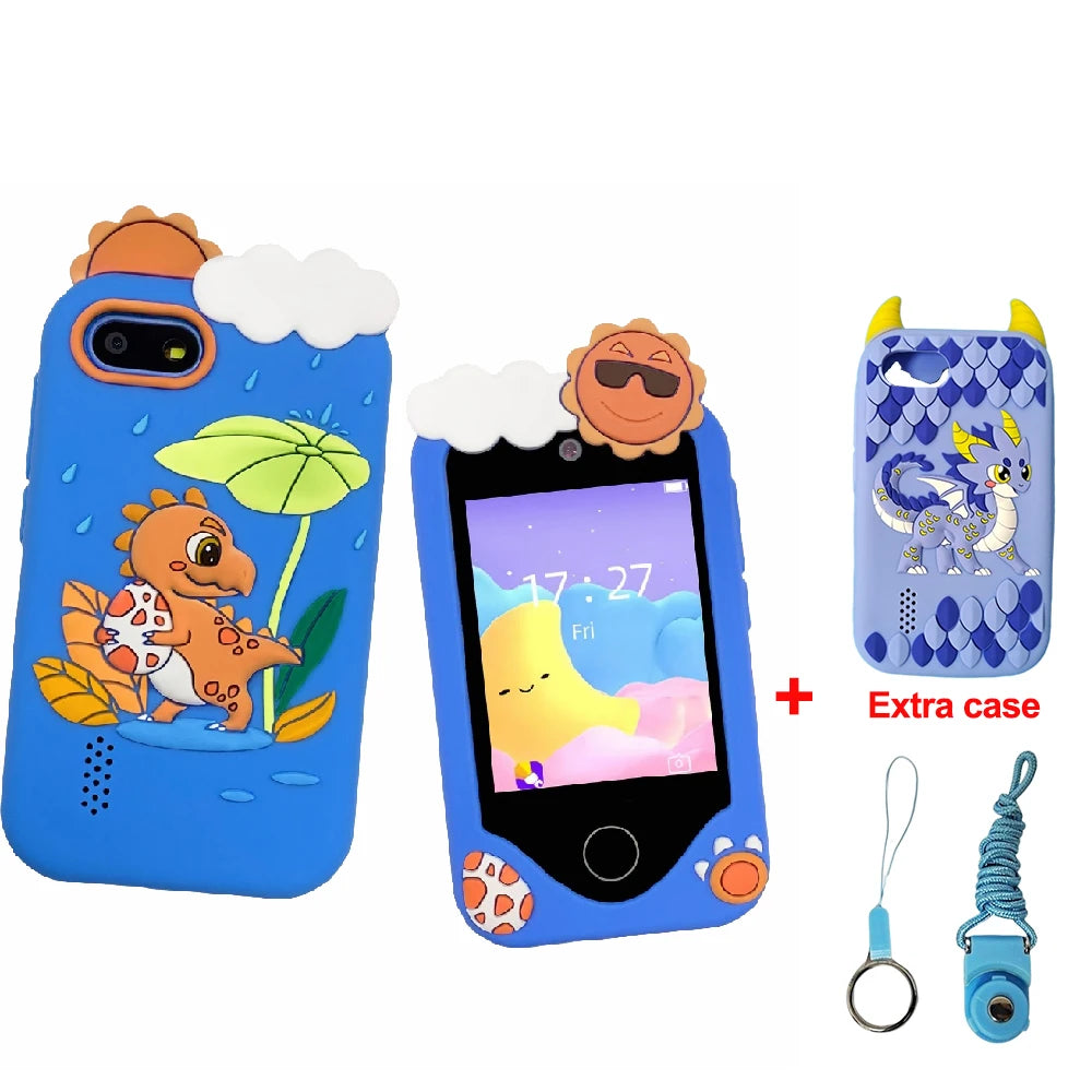Kids Smart Phone Toy TouchScreen Unicorn Baby Mobile MP3 Music Player Digital Camera Educational Toys Girls Boys Birthday Gifts