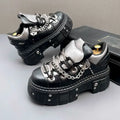 Niche Original Pink Men's Autumn and Winter New Small Punk Style Fashion Personality Heightening Platform Casual Shoes