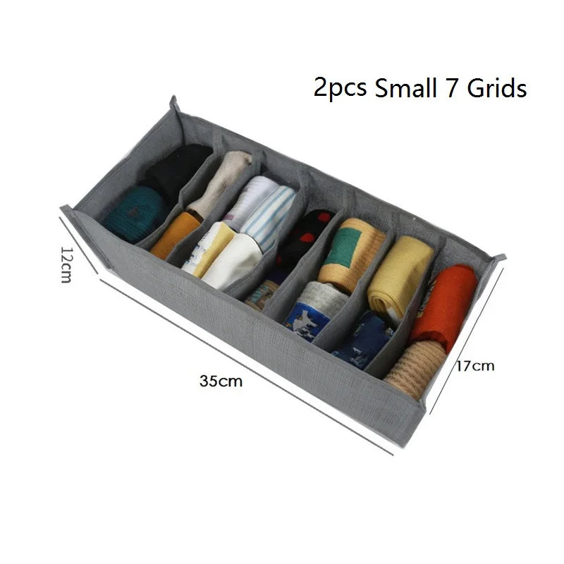 Clothes Organizer Trousers Clothes Jeans Storage Box Wardrobe Clothes Organizer Underwear Bra Socks Artifact Compartment Box