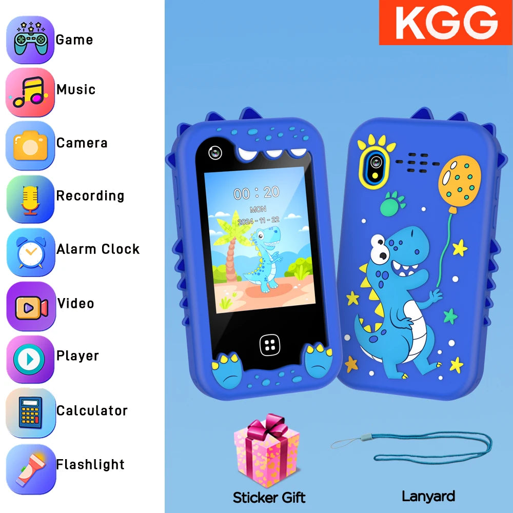 Kids Smart Phone Toy TouchScreen Unicorn Baby Mobile MP3 Music Player Digital Camera Educational Toys Girls Boys Birthday Gifts