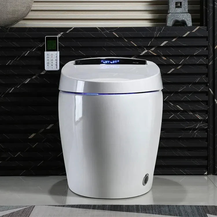 Economical modern automatic foot sensor flushing luxury smart toilet remote control toilet Wc integrated smart toilet