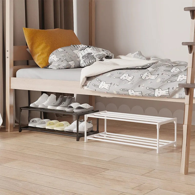 Shoe Rack for Closet,  Adjustable Shoe Rack for Small Space, Small Shoe Organizer for Front Door, Sturdy Metal,Front Door