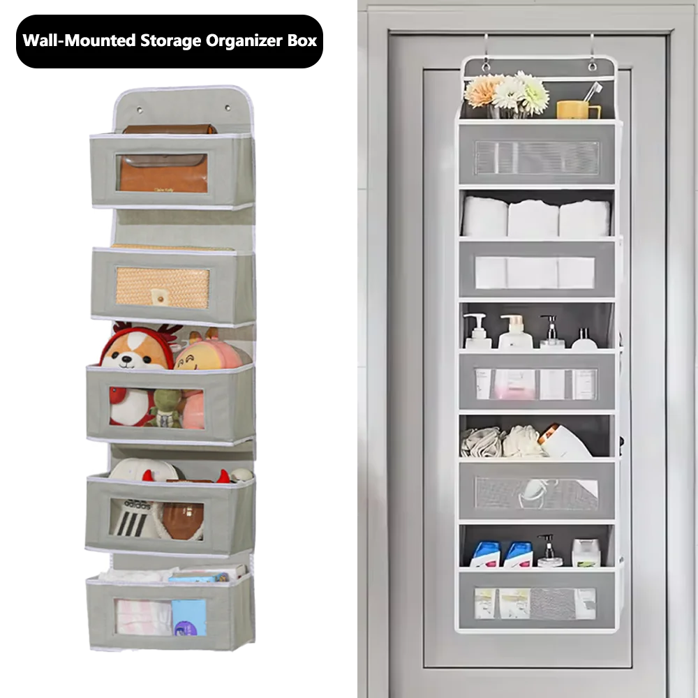 Over-The-Door Hanging Organizer - Extra Large Multi-Layer Storage Bag for Toys Dorm Room Essentials & Closet Organization System
