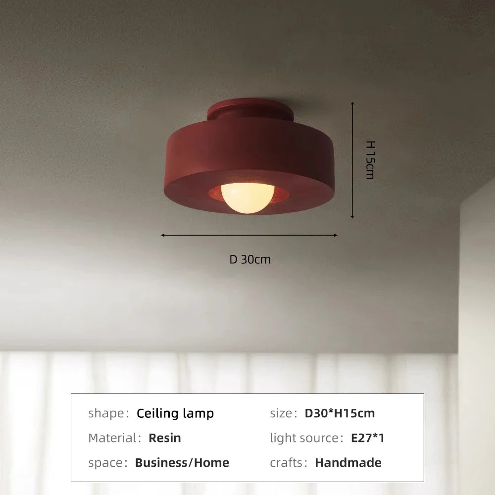 Original Personality Coloured Ceiling Lighting Corridor Hallway Macaron Minimalist Small Light Indoor Decorations Home Ceiling